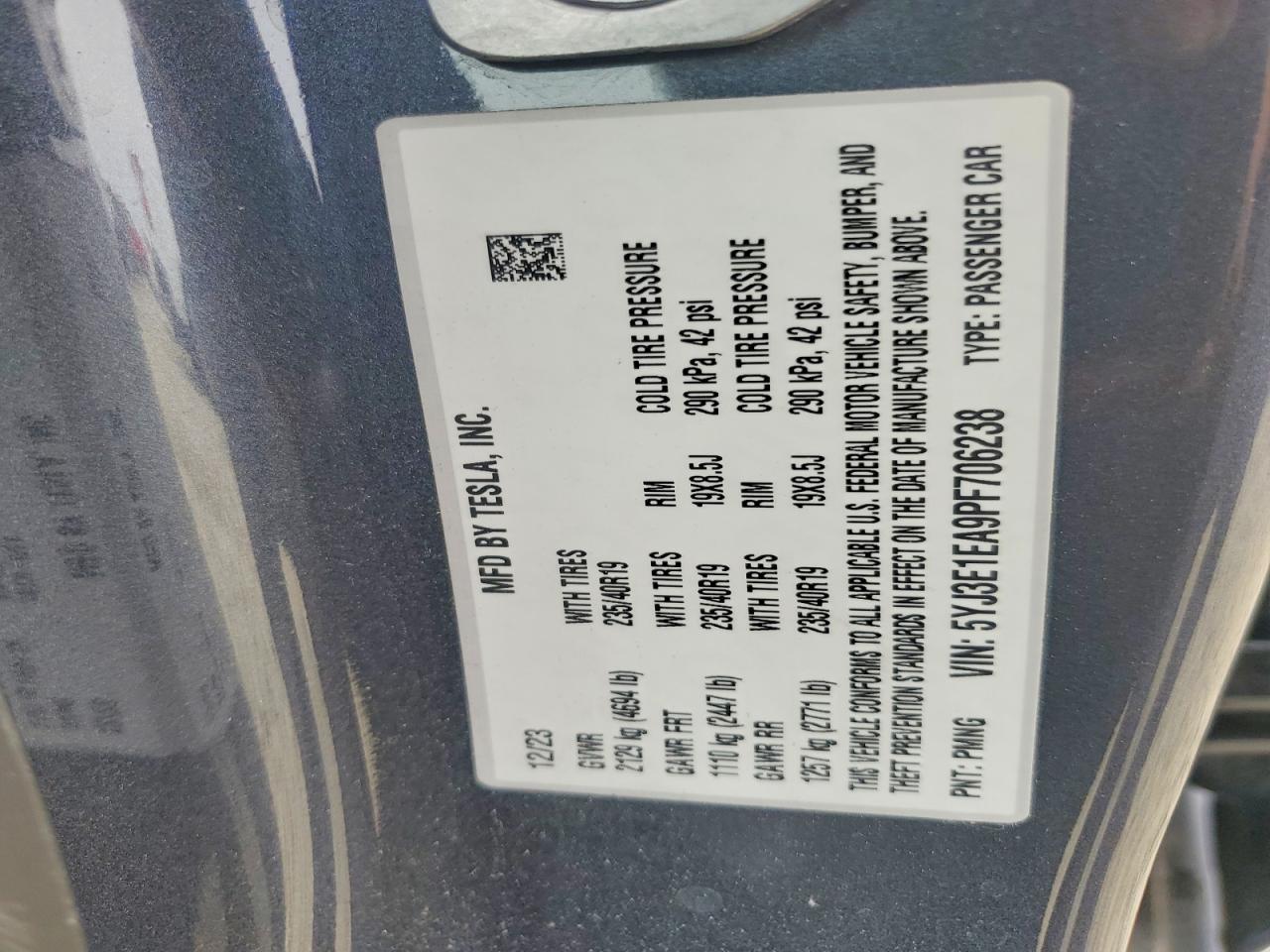 2023 Tesla Model 3 - zdjęcie 12