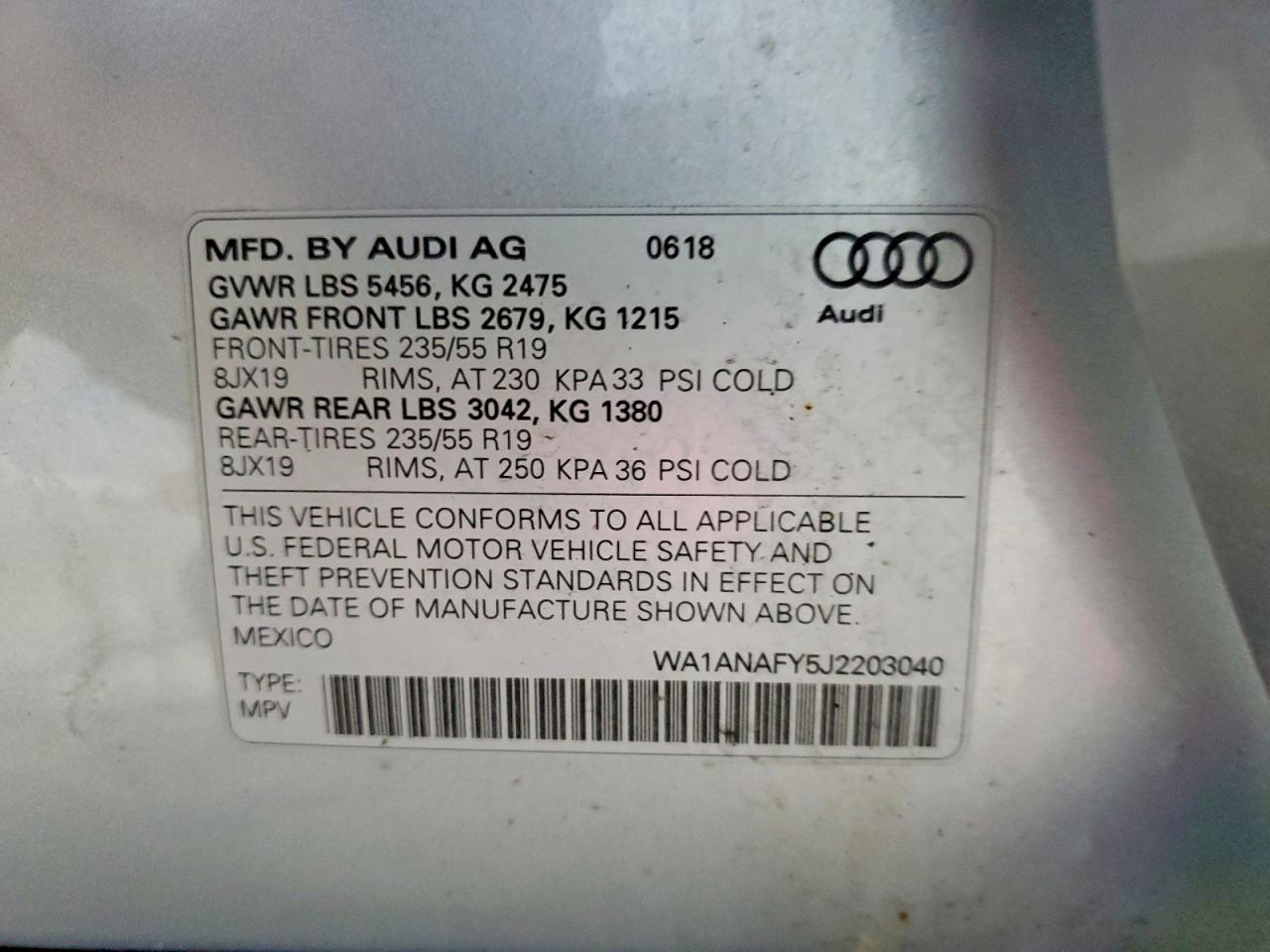 2018 Audi Q5 Premium - zdjęcie 14