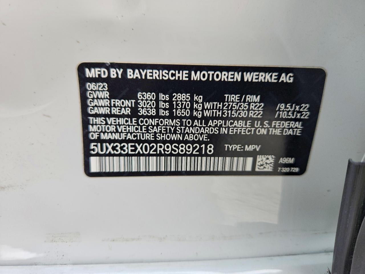 2024 BMW X6 xDrive40I - zdjęcie 12