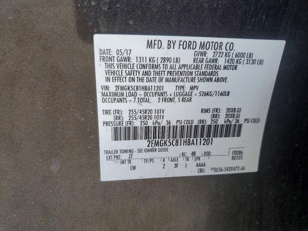 2017 Ford Flex Sel - zdjęcie 13