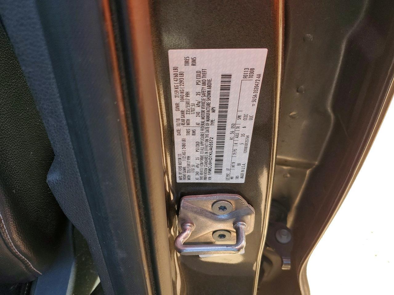 2019 Ford Escape Sel - zdjęcie 13