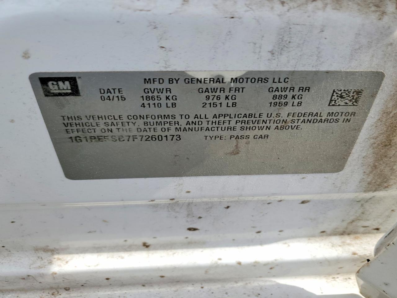 2015 Chevrolet Cruze Lt - zdjęcie 12