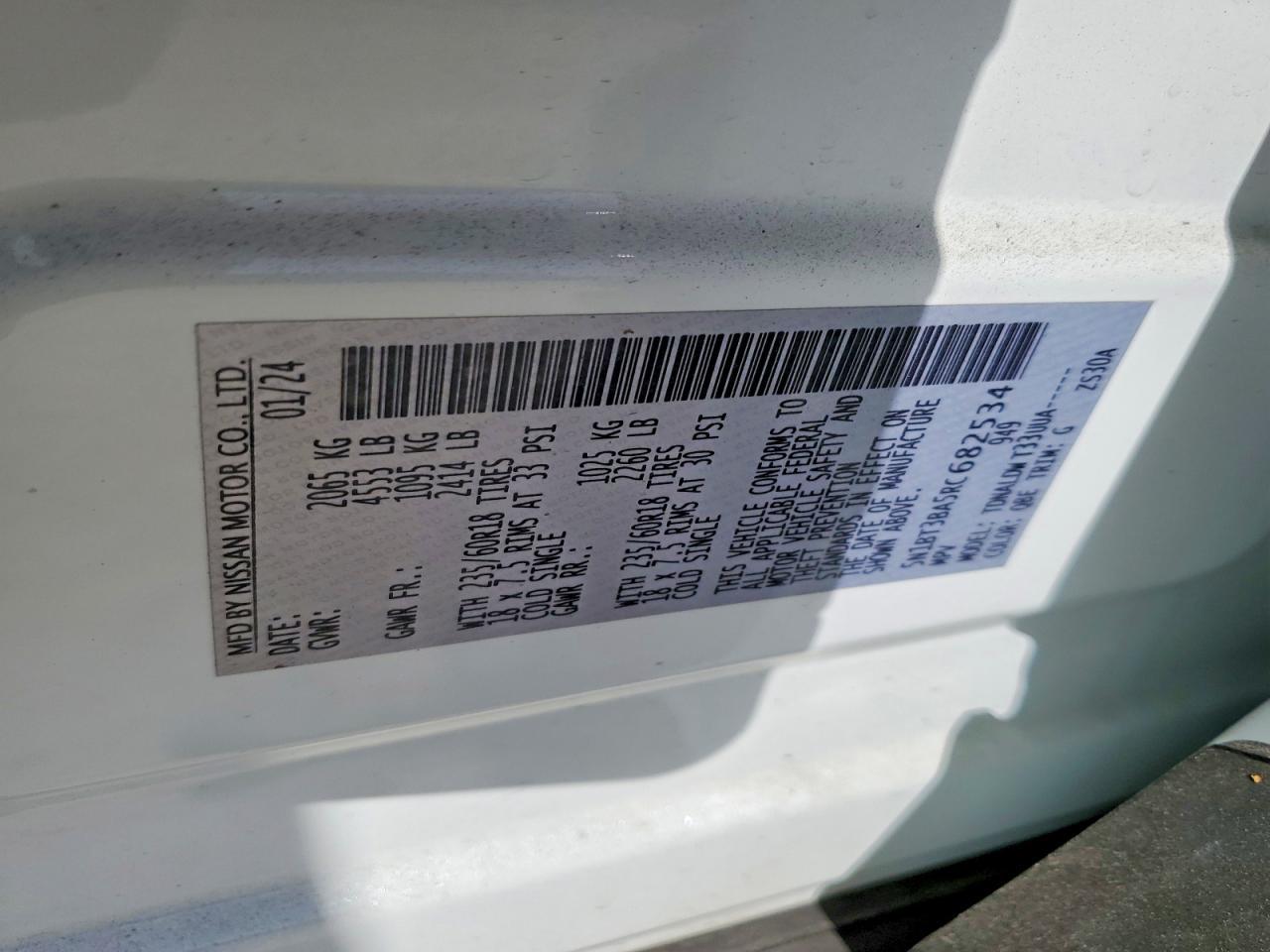 2024 Nissan Rogue Sv - zdjęcie 13