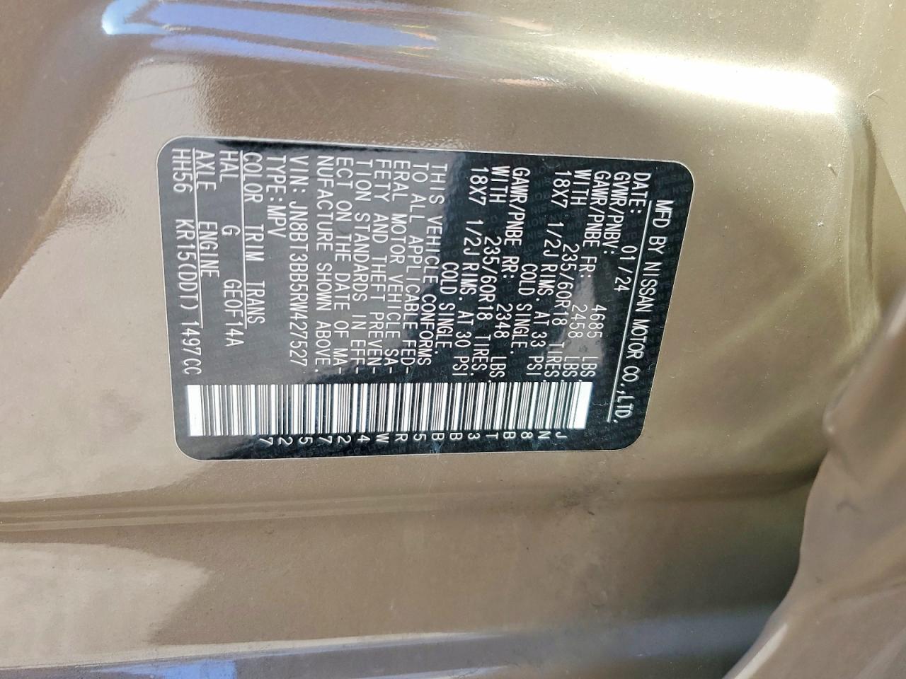 2024 Nissan Rogue Sv - zdjęcie 14