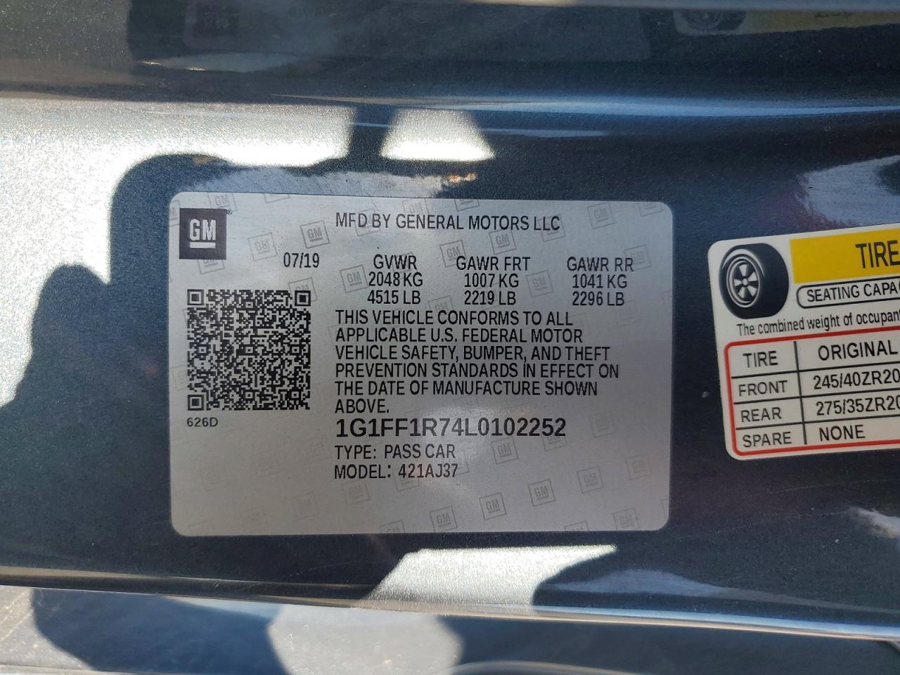 2020 Chevrolet Camaro Lz - zdjęcie 12