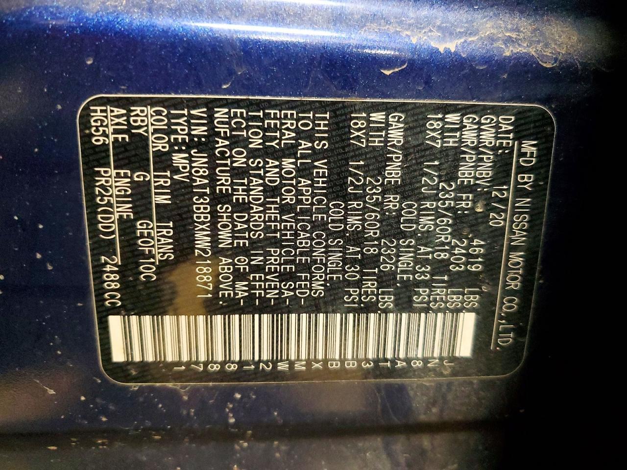 2021 Nissan Rogue Sv - zdjęcie 13