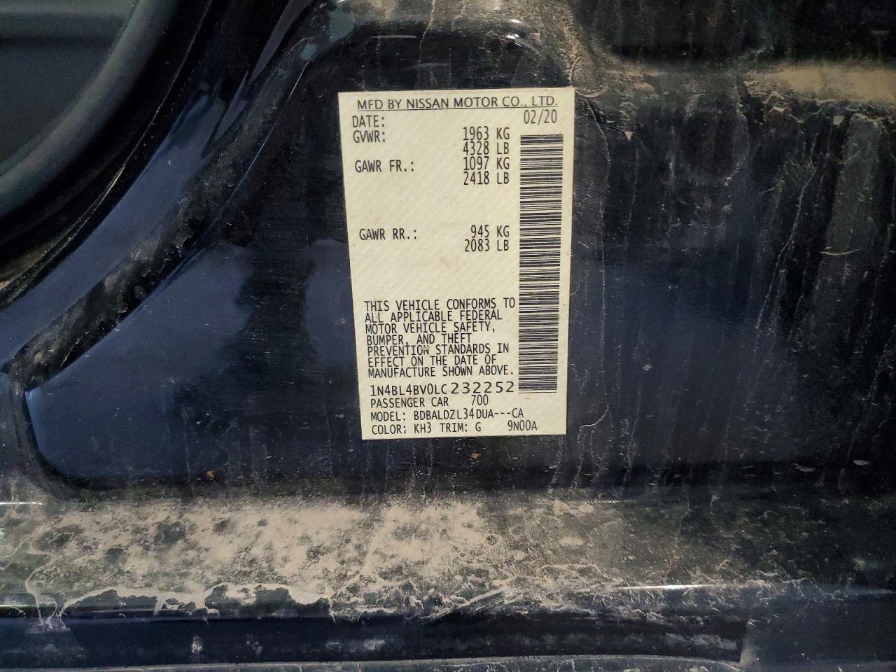 2020 Nissan Altima 2.5 S - zdjęcie 12