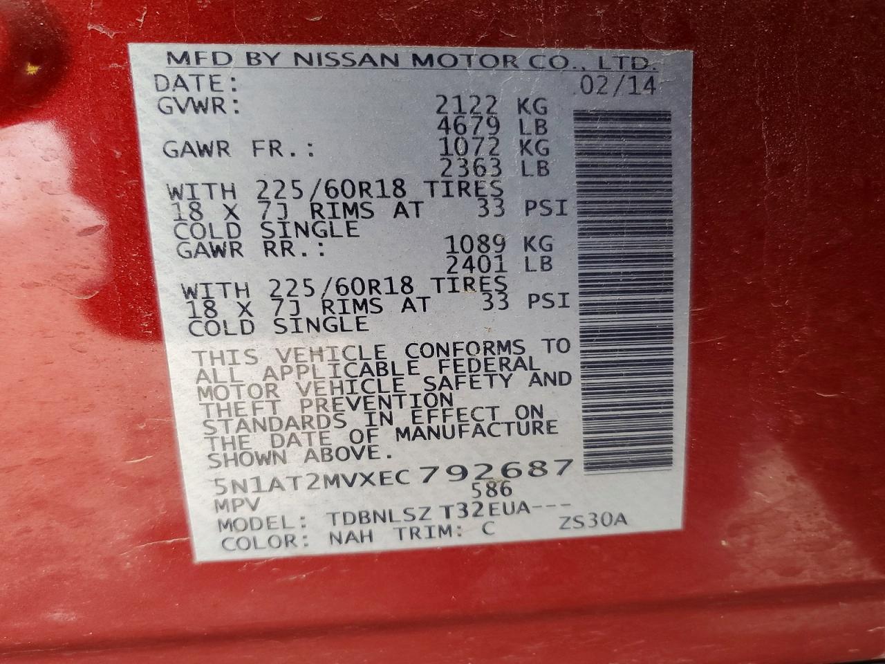 2014 Nissan Rogue Sl - zdjęcie 13