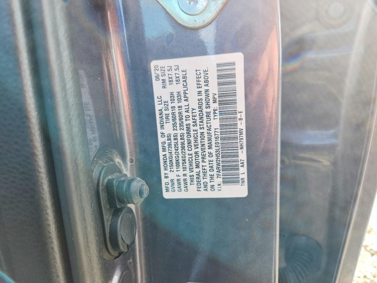 2020 Honda Cr-V Ex - zdjęcie 12