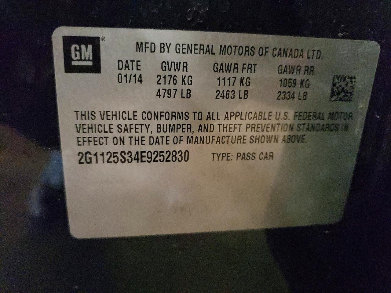 2014 Chevrolet Impala Lt - zdjęcie 12