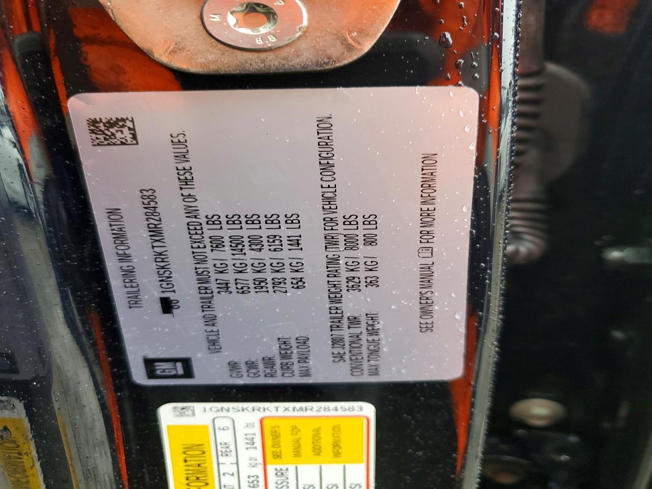 2021 Chevrolet Tahoe K1500 Rst - zdjęcie 14