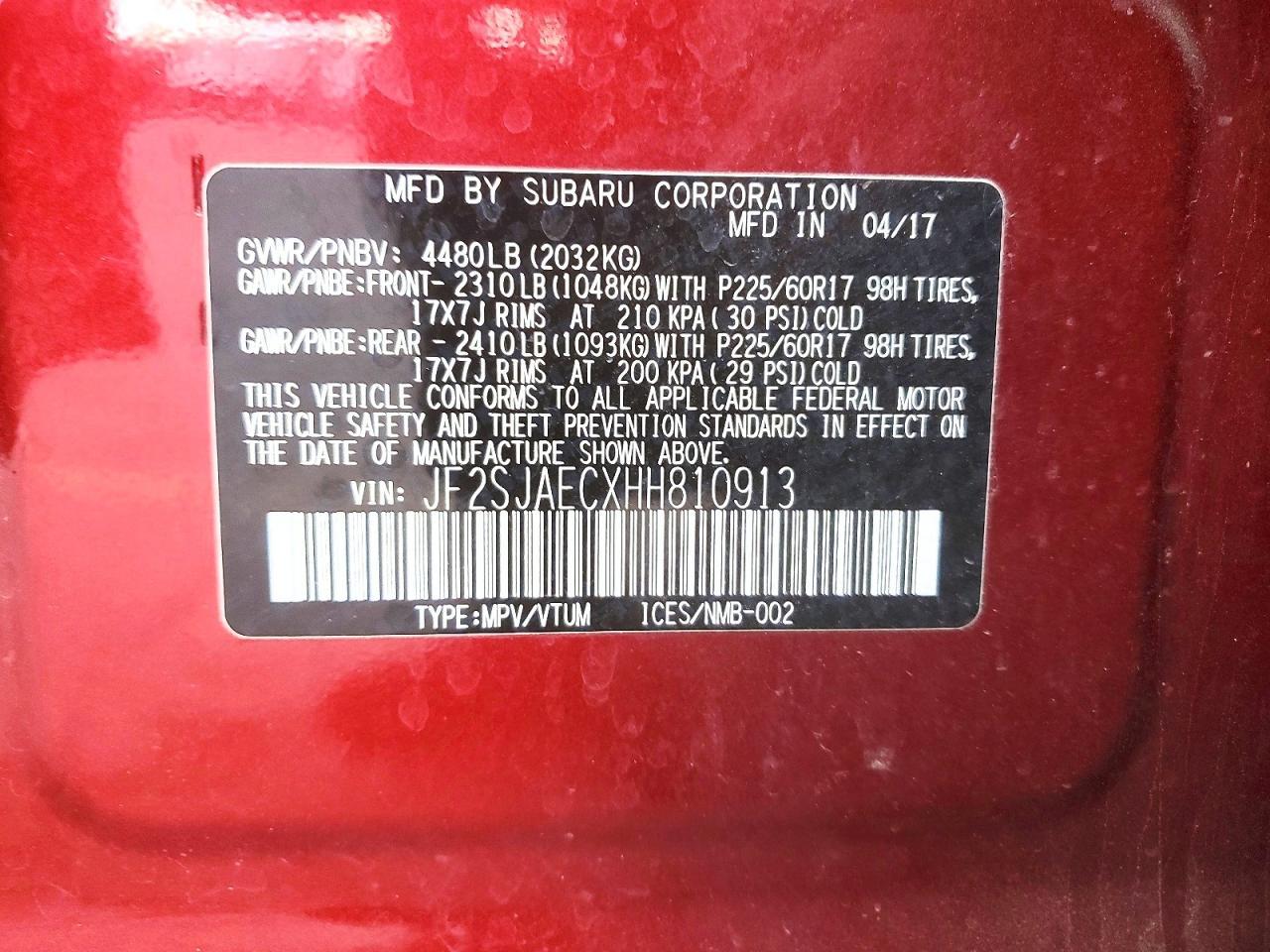 2017 Subaru Forester 2.5I Premium - zdjęcie 13