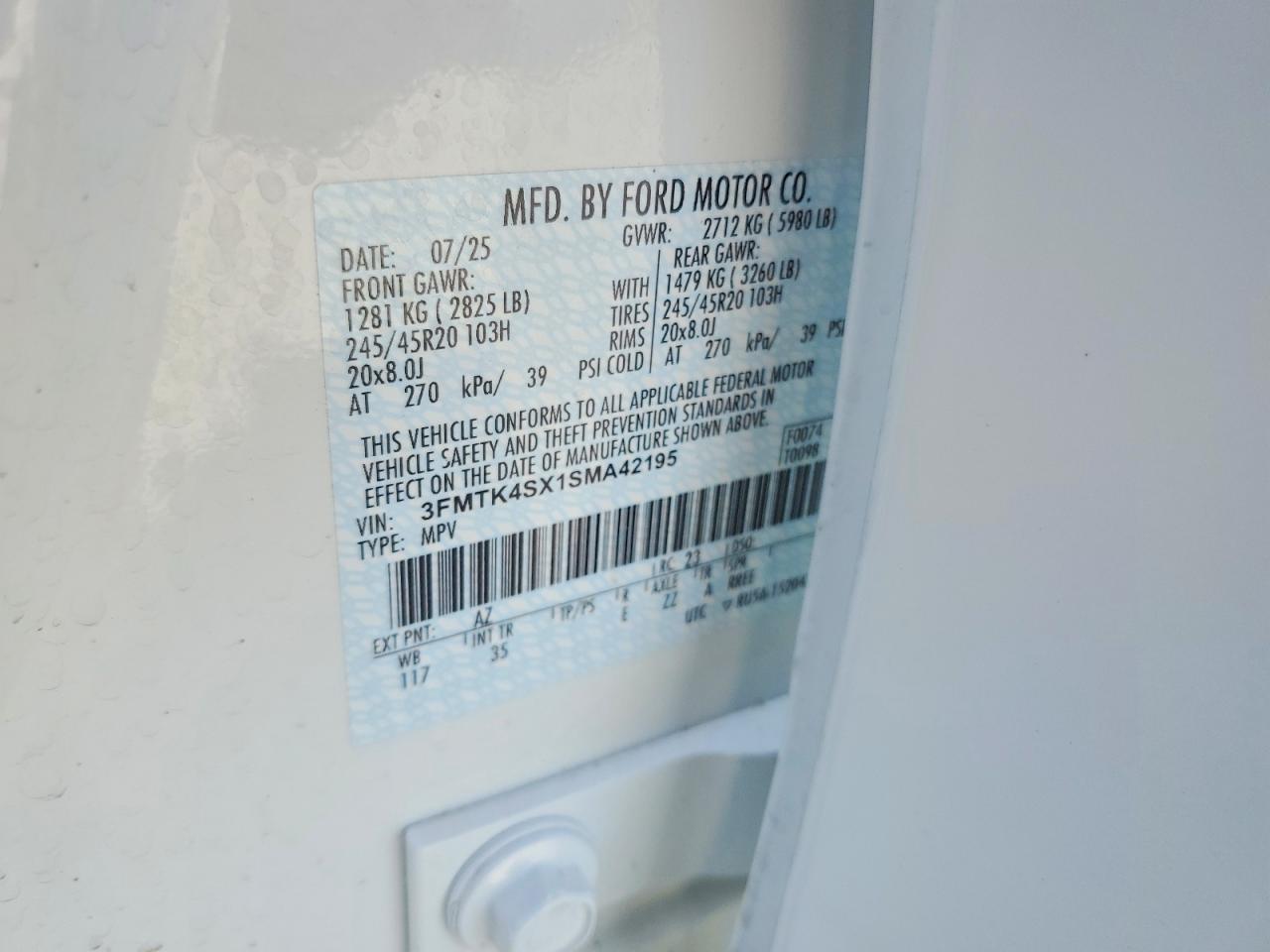 2025 Ford Mustang Mach-E Gt - zdjęcie 13