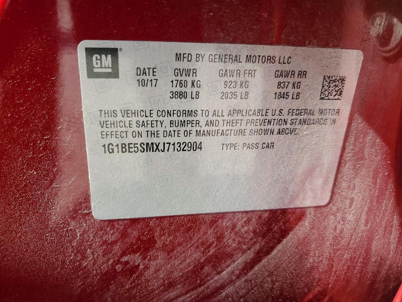 2018 Chevrolet Cruze Lt - zdjęcie 12