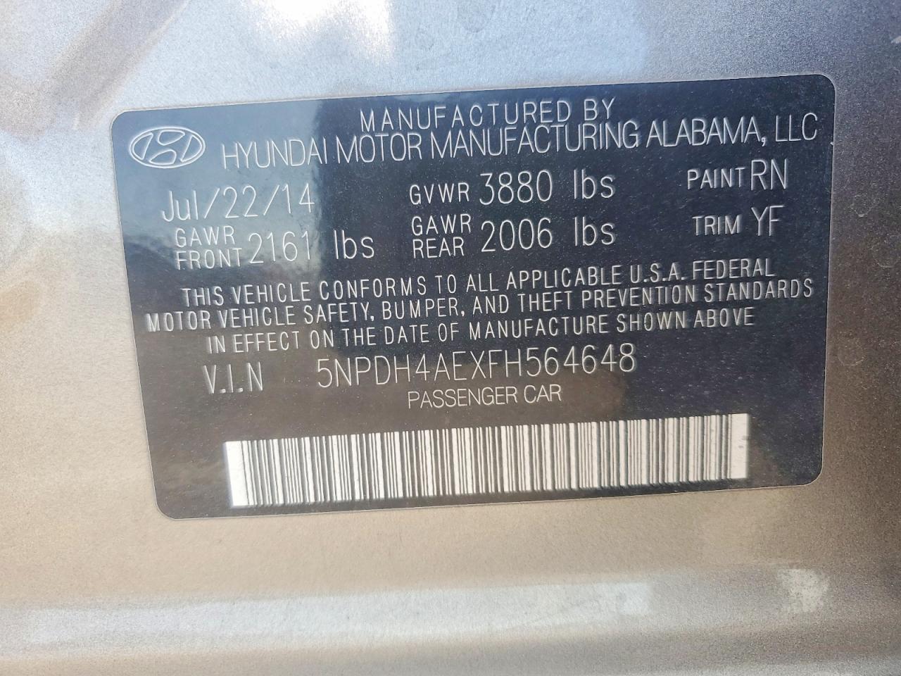 2015 Hyundai Elantra Se - zdjęcie 12