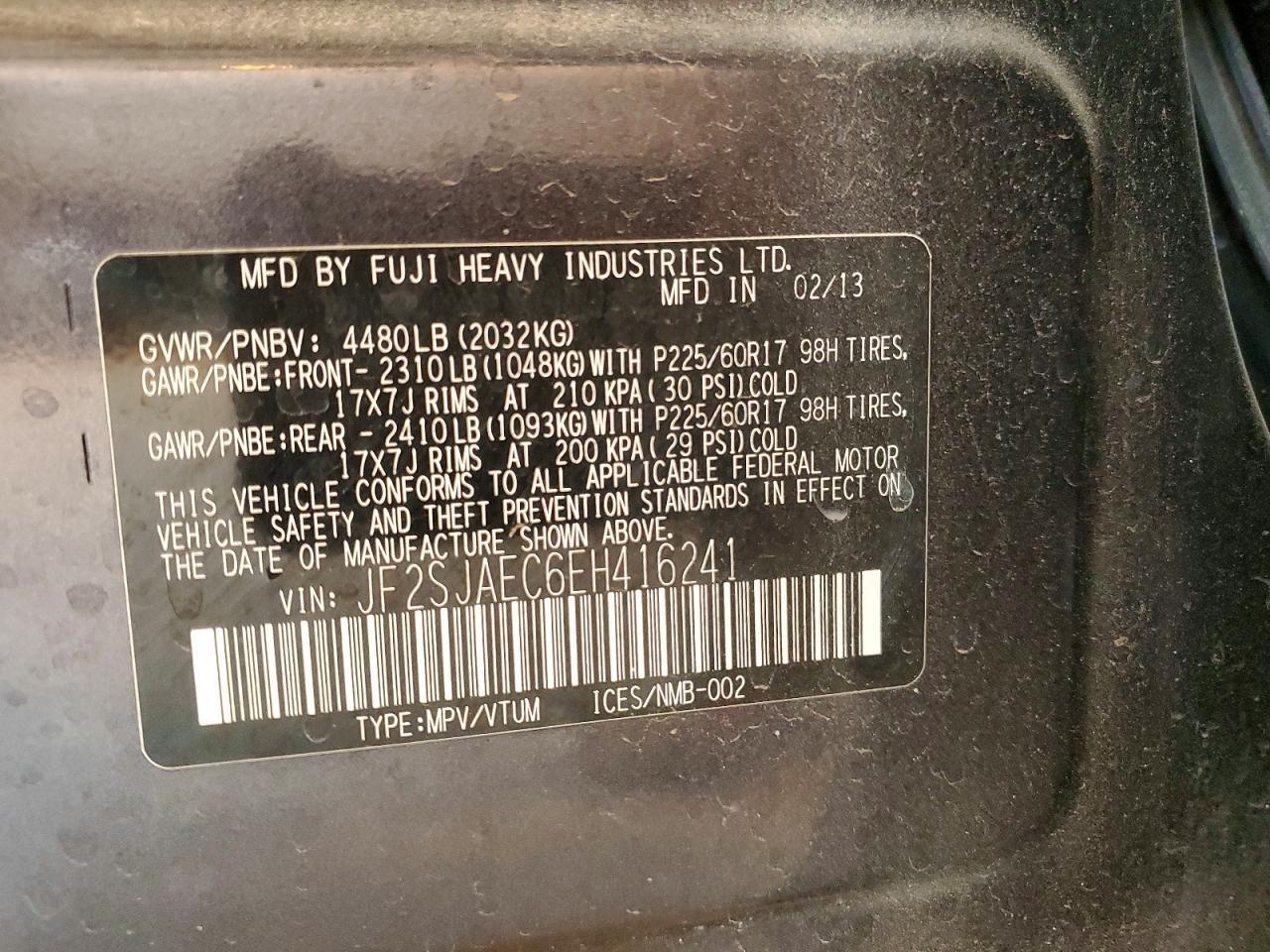 2014 Subaru Forester 2.5I Premium - zdjęcie 14