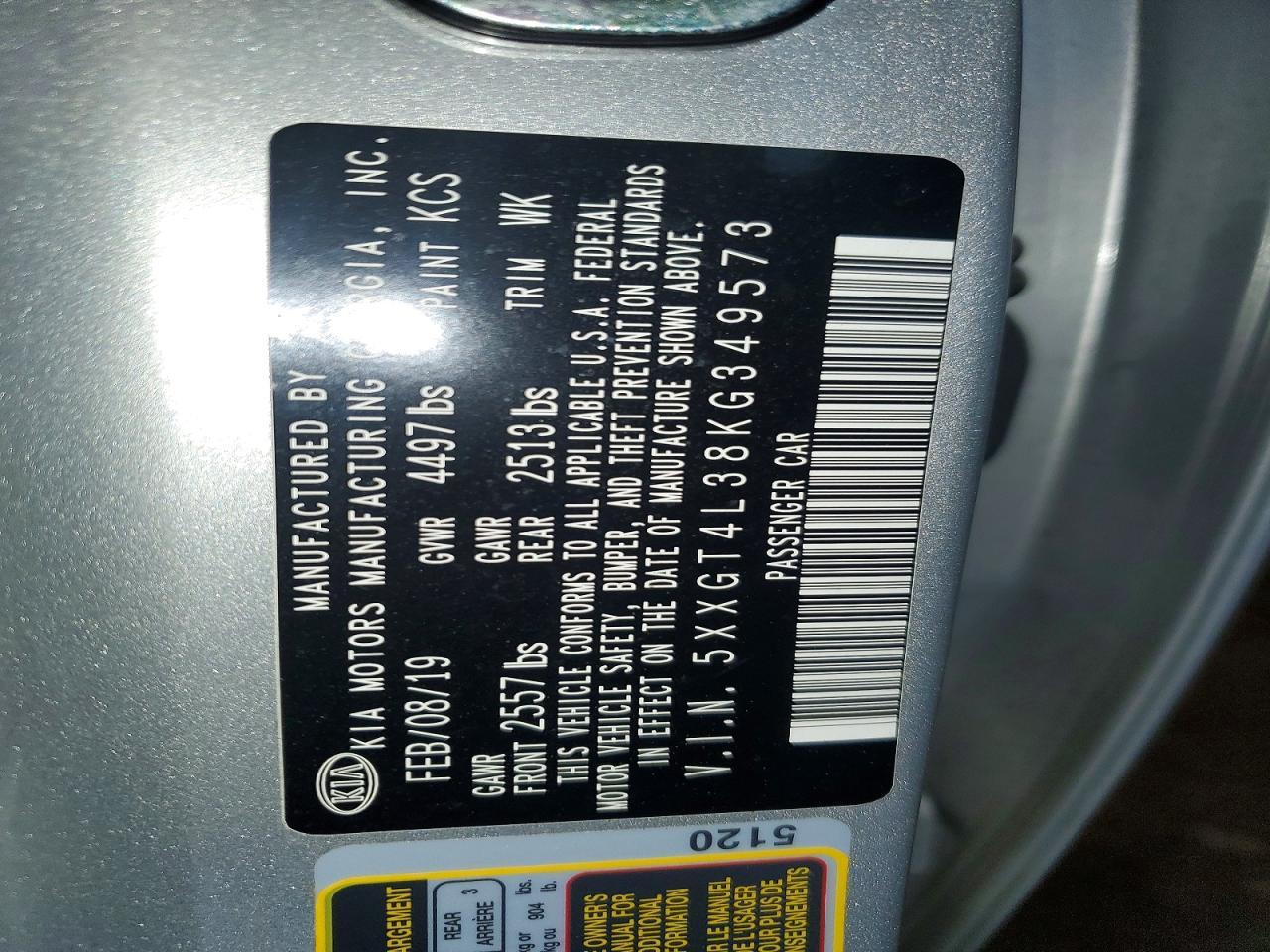 2019 Kia Optima Lx - zdjęcie 13