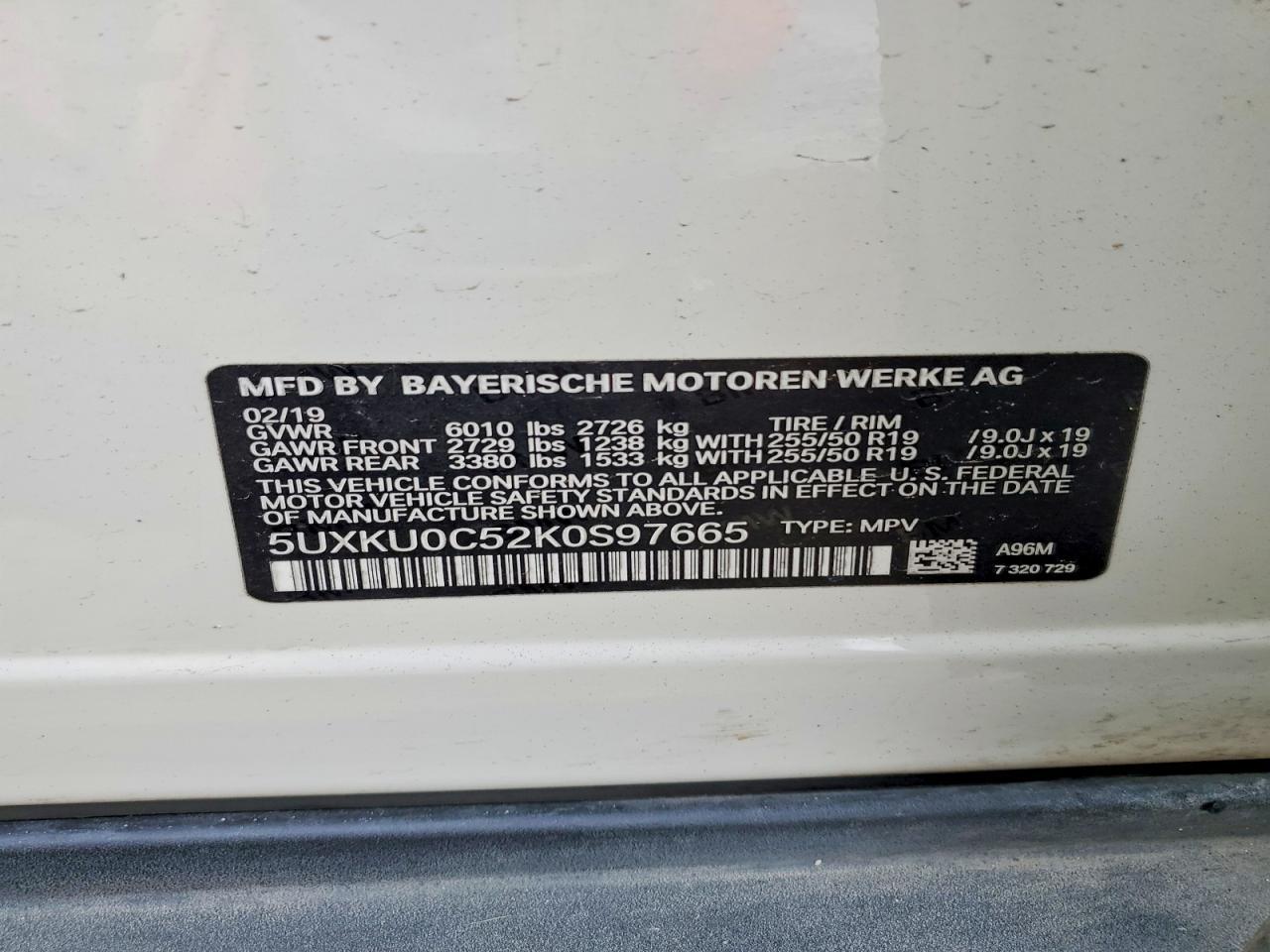 2019 BMW X6 Sdrive35I - zdjęcie 13