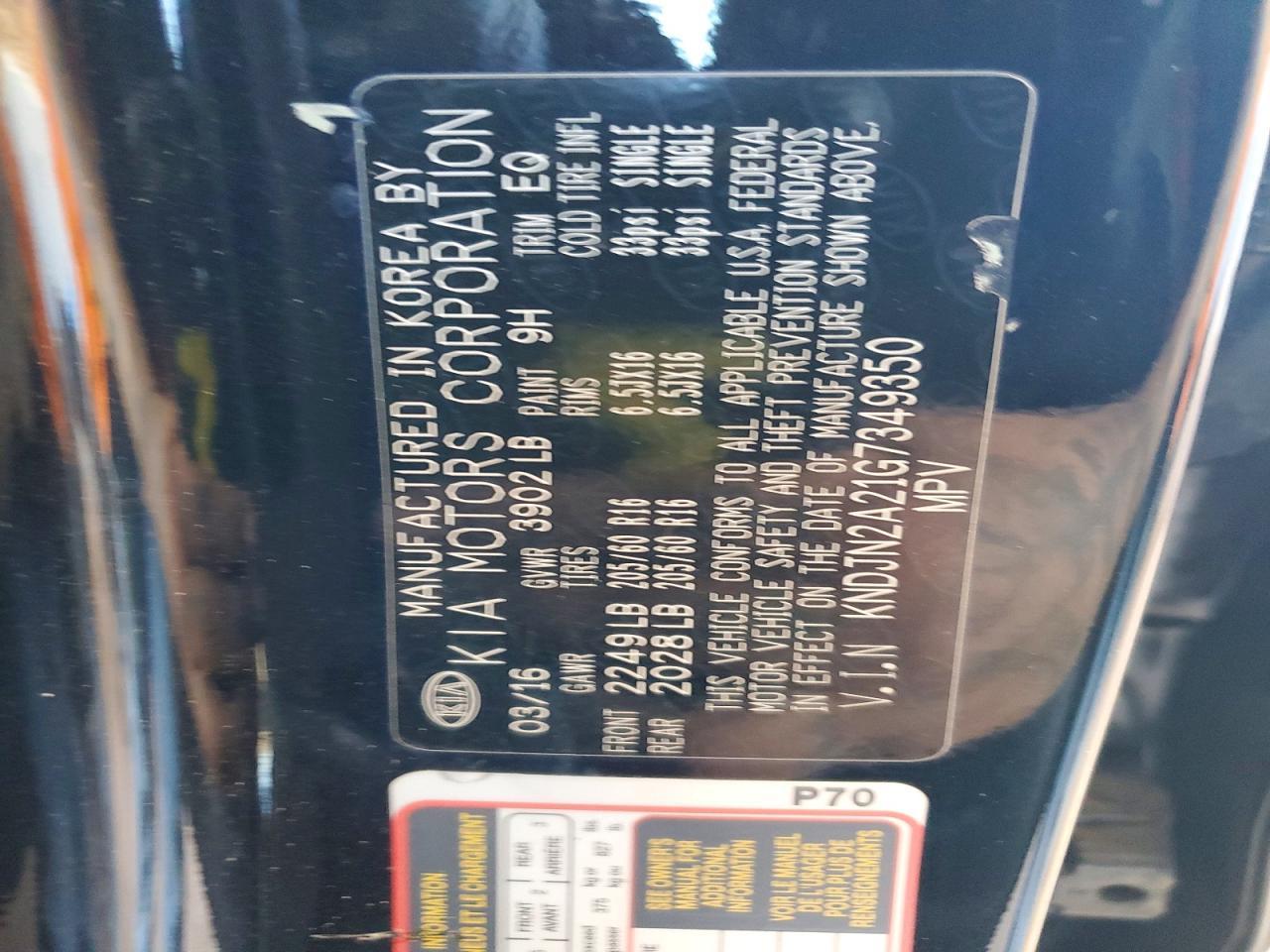 2016 Kia Soul Base - zdjęcie 13