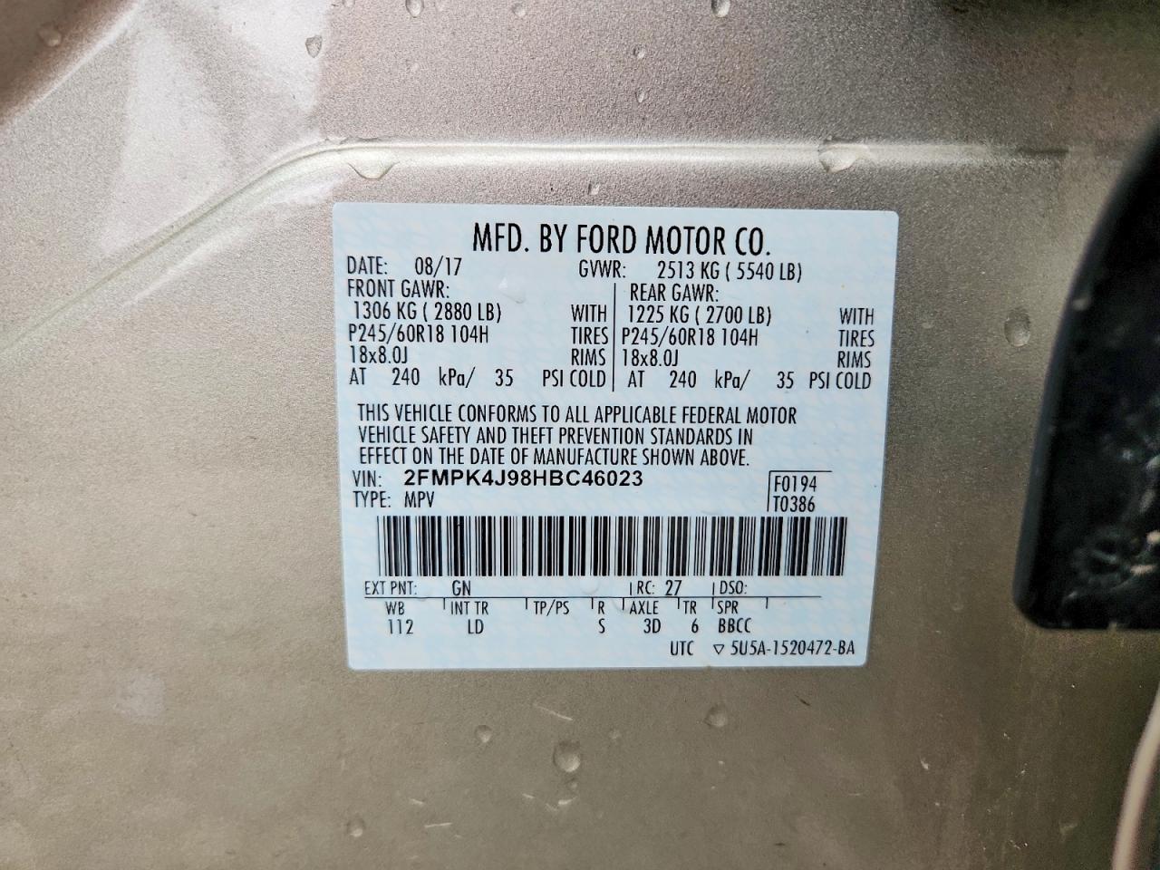 2017 Ford Edge Sel - zdjęcie 13