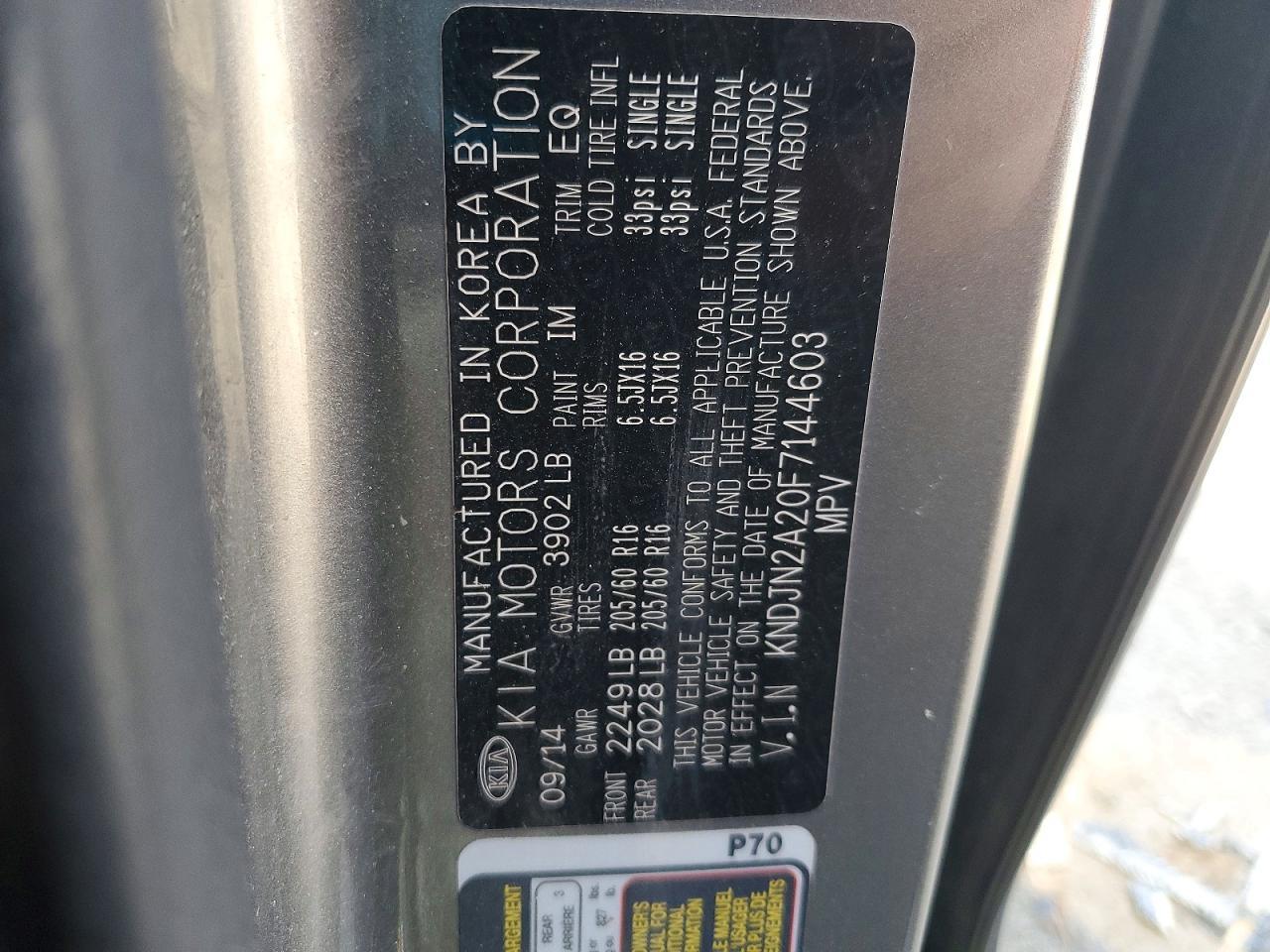 2015 Kia Soul Base - zdjęcie 13