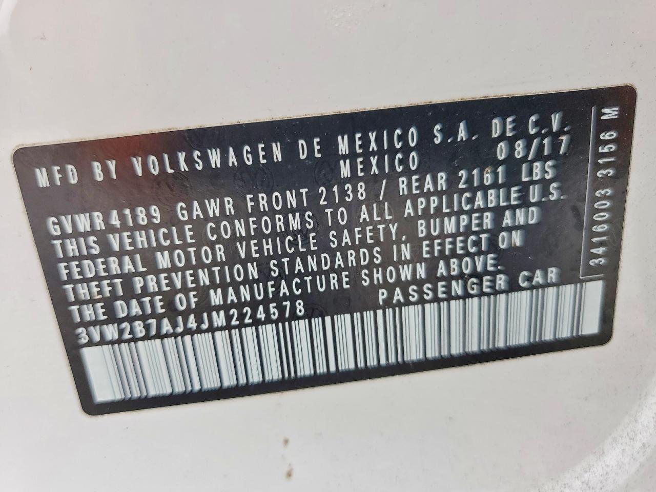 2018 Volkswagen Jetta S - zdjęcie 12