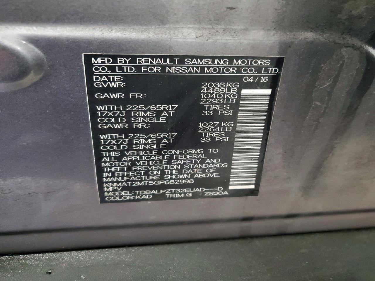 2016 Nissan Rogue S - zdjęcie 14