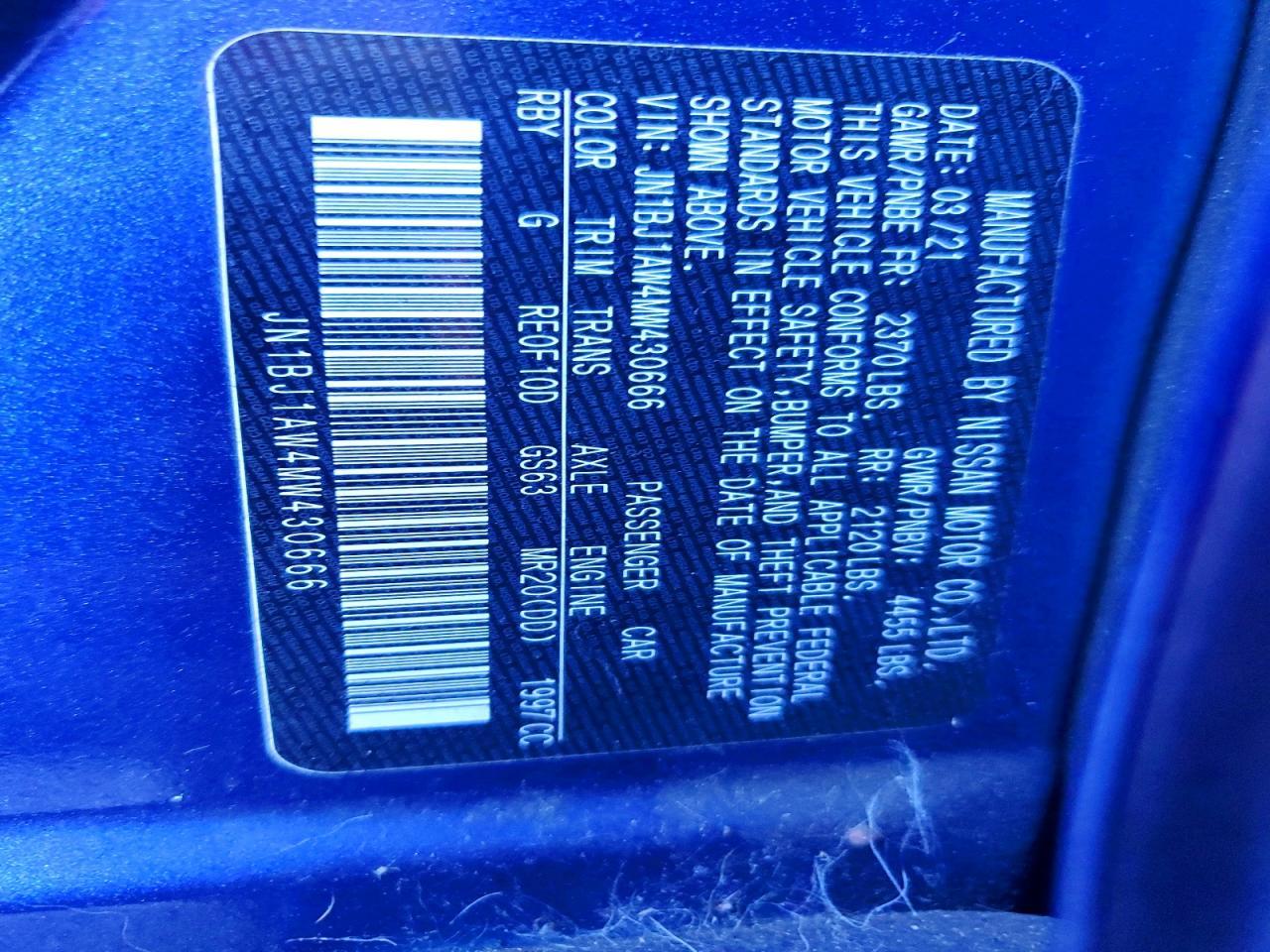 2021 Nissan Rogue Sport S - zdjęcie 13