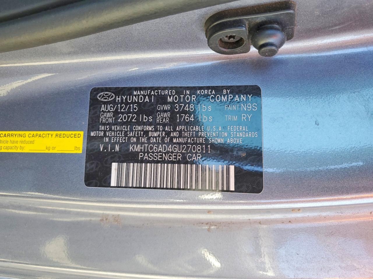 2016 Hyundai Veloster Base - zdjęcie 12