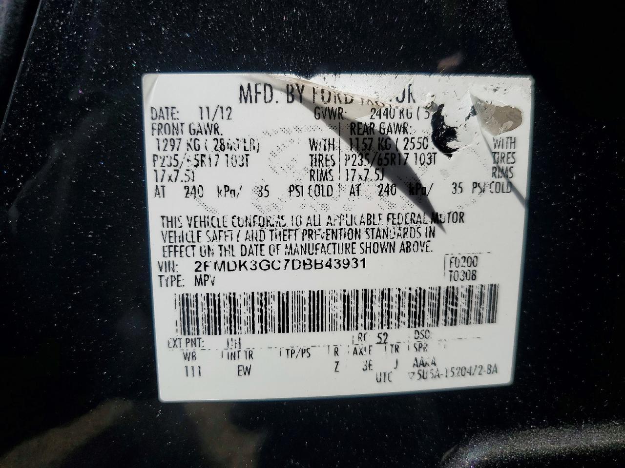 2013 Ford Edge Se - zdjęcie 13