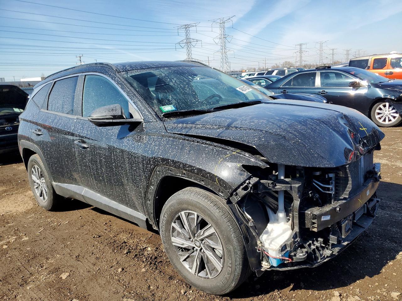 2022 Hyundai Tucson Hybrid Blue - zdjęcie 4