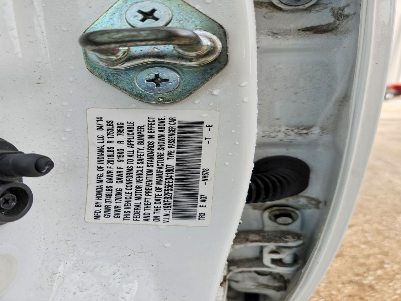 2014 Honda Civic Lx - zdjęcie 13