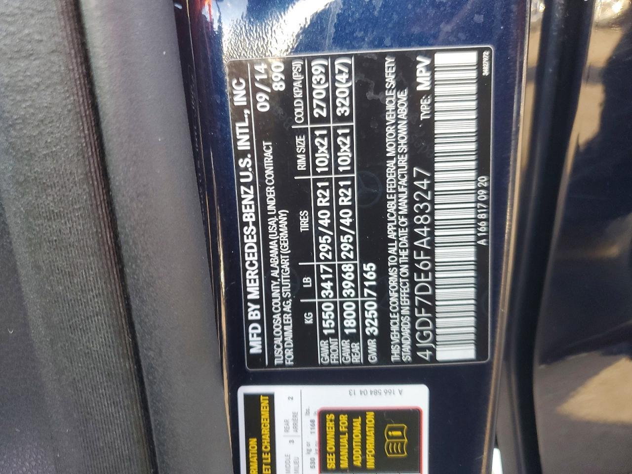 2015 Mercedes-Benz Gl 550 4Matic - zdjęcie 14