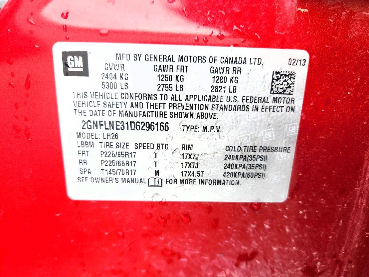 2013 Chevrolet Equinox Lt - zdjęcie 13