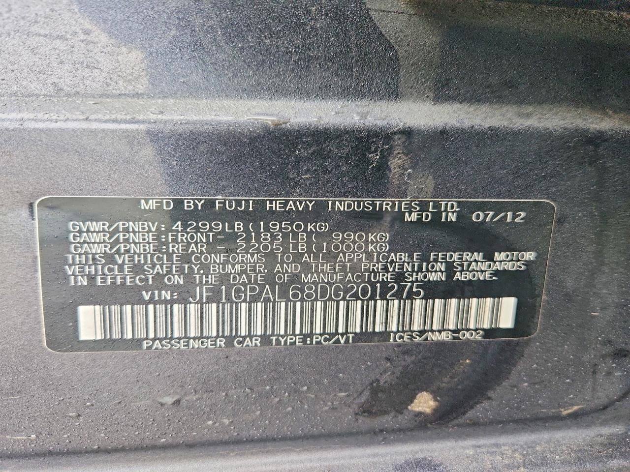 2013 Subaru Impreza Sport Premium - zdjęcie 13