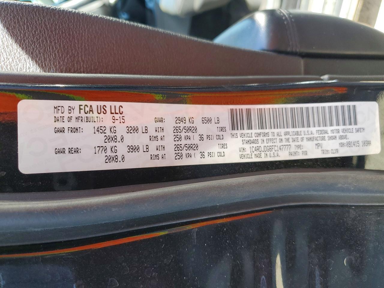 2015 Dodge Durango Limited - zdjęcie 14