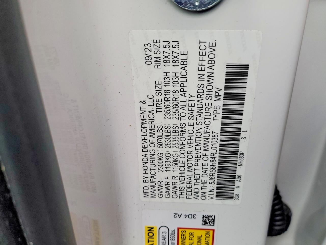 2024 Honda Cr-V Sport-L - zdjęcie 13