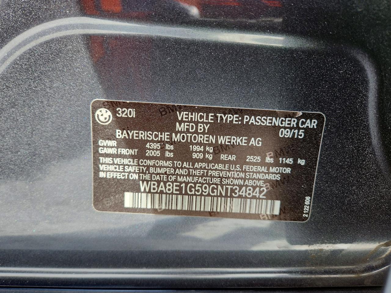 2016 BMW 320 I - zdjęcie 12