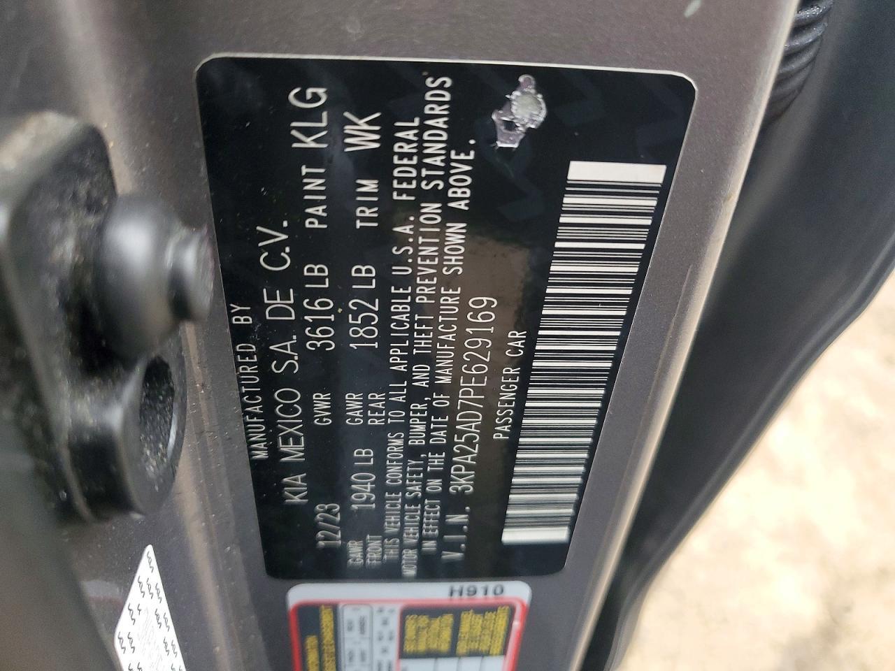 2023 Kia Rio 5-Door S - zdjęcie 12