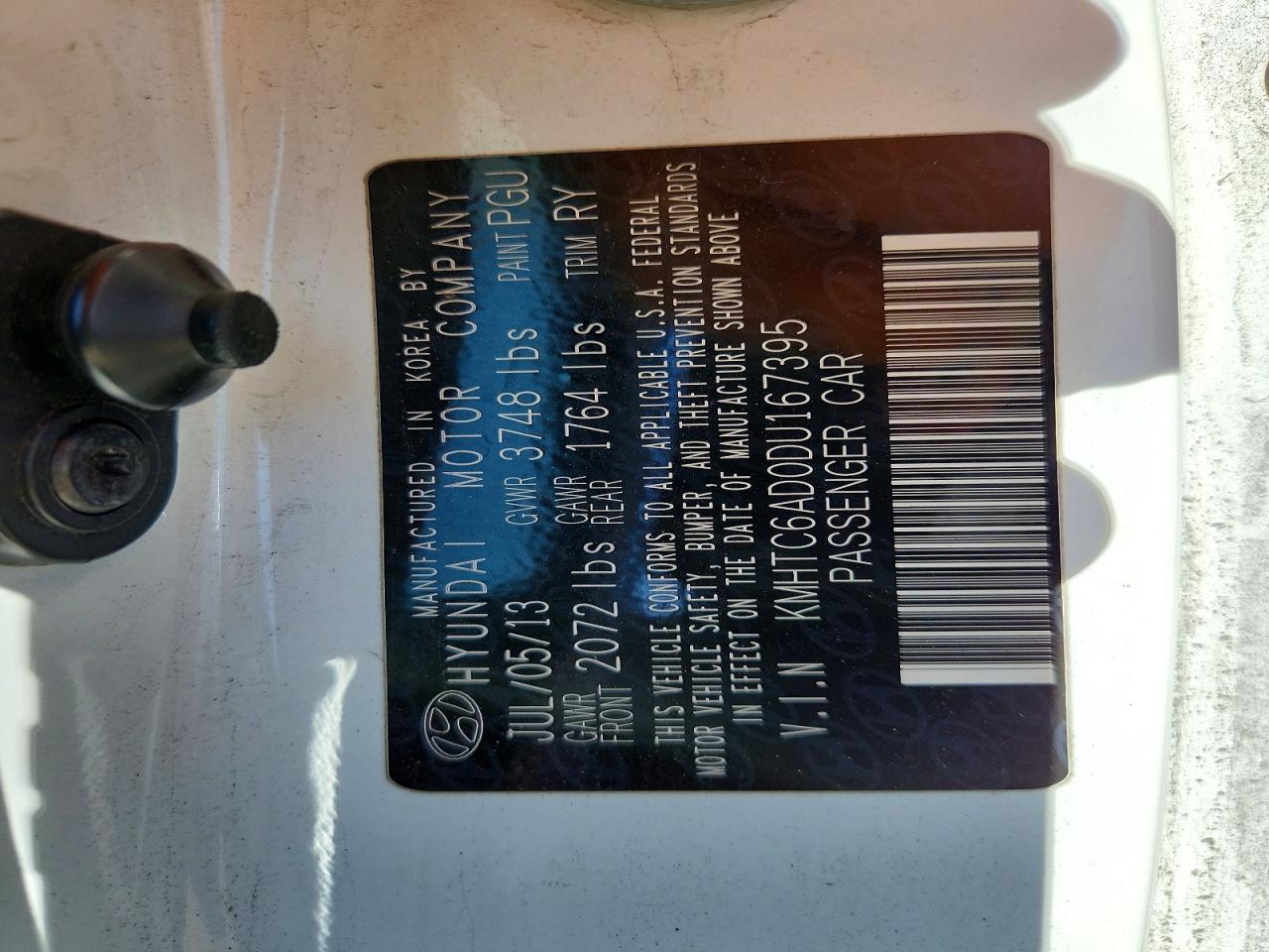 2013 Hyundai Veloster Base - zdjęcie 12