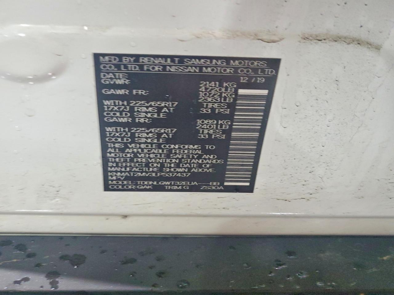 2020 Nissan Rogue Sv - zdjęcie 13