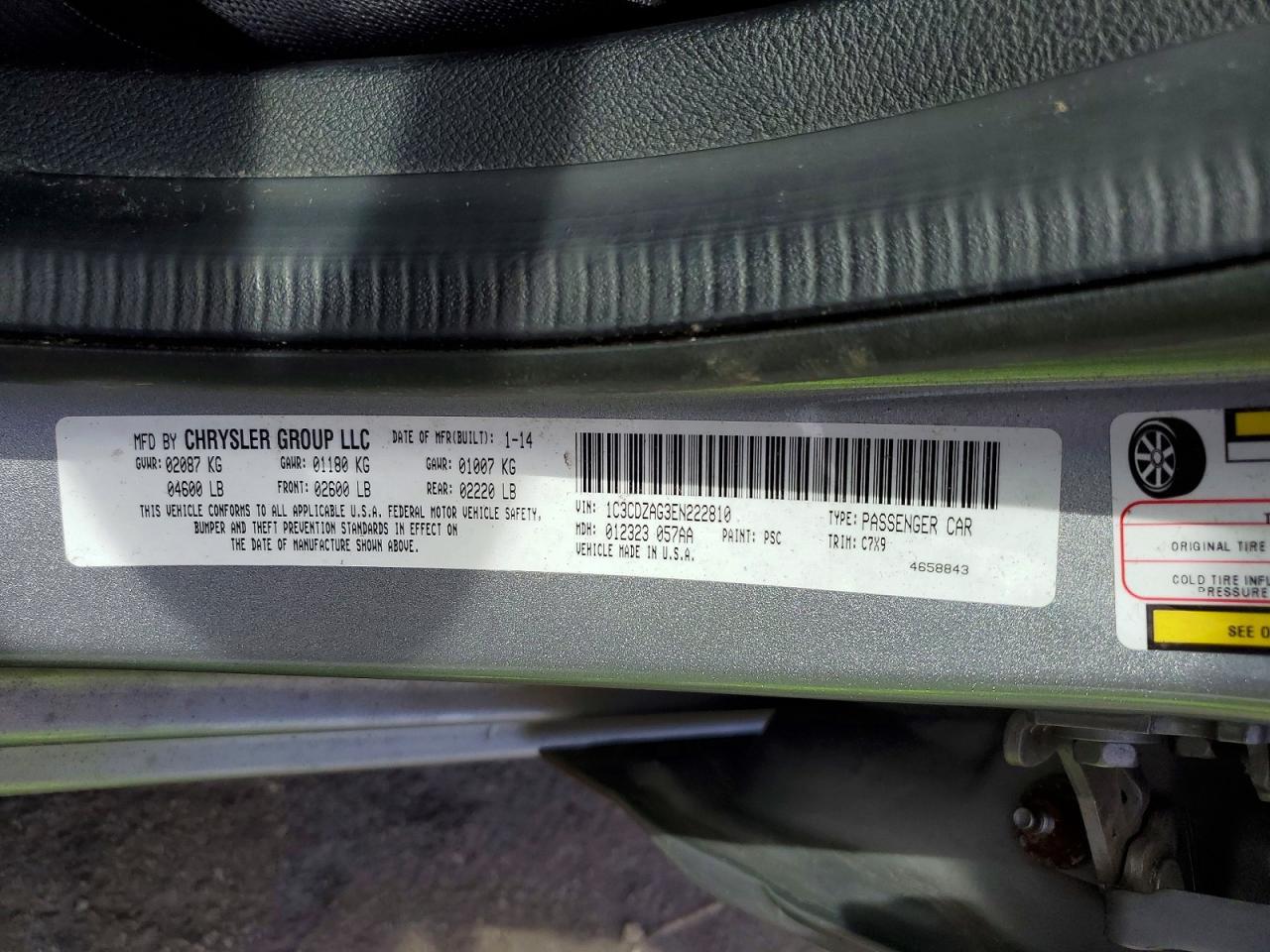 2014 Dodge Avenger Se - zdjęcie 13