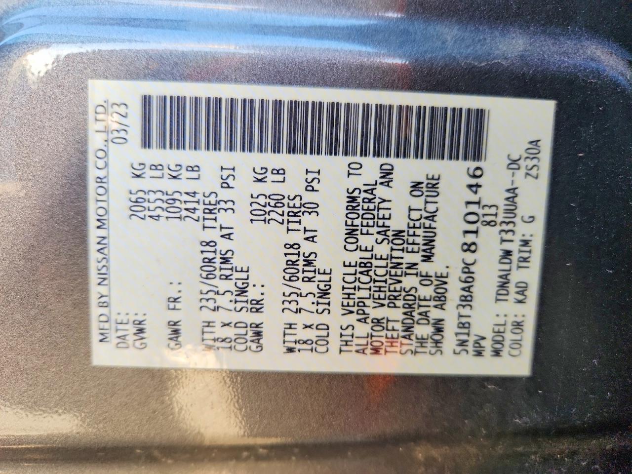 2023 Nissan Rogue Sv - zdjęcie 12