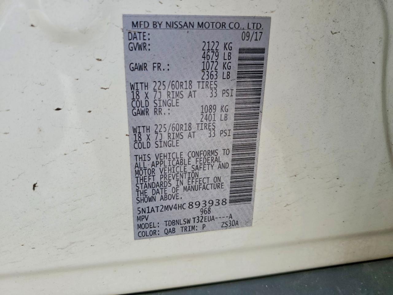 2017 Nissan Rogue Sl - zdjęcie 13