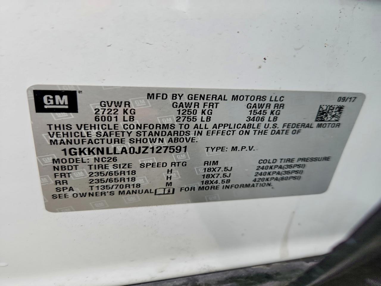 2018 GMC Acadia Sle - zdjęcie 13