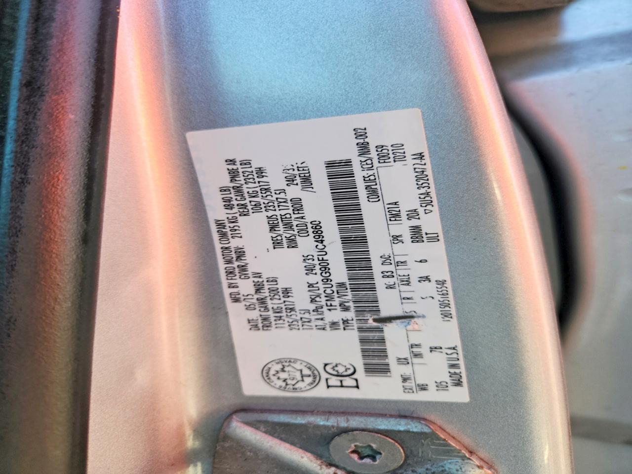 2015 Ford Escape Se - zdjęcie 13