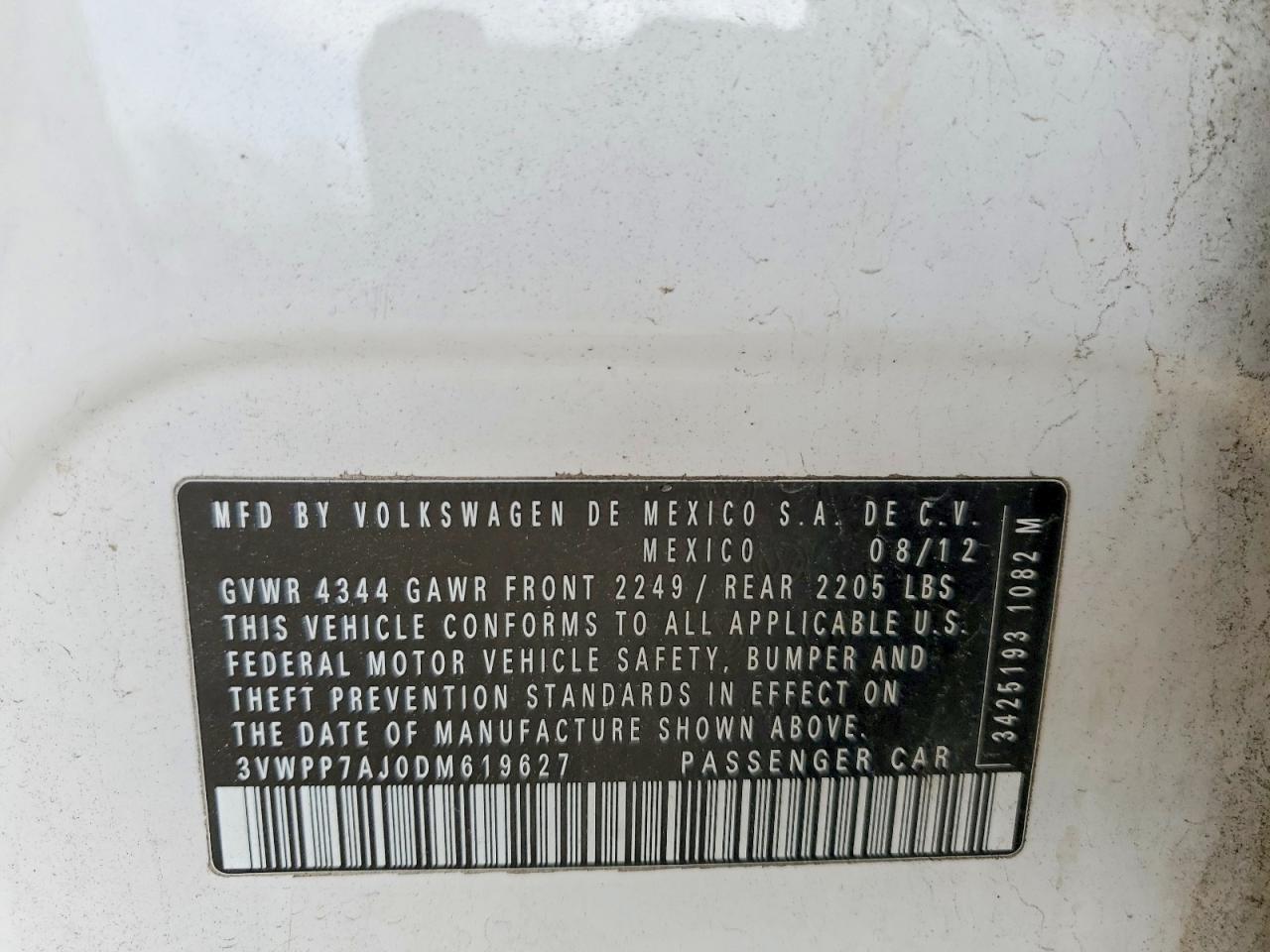 2013 Volkswagen Jetta S - zdjęcie 12