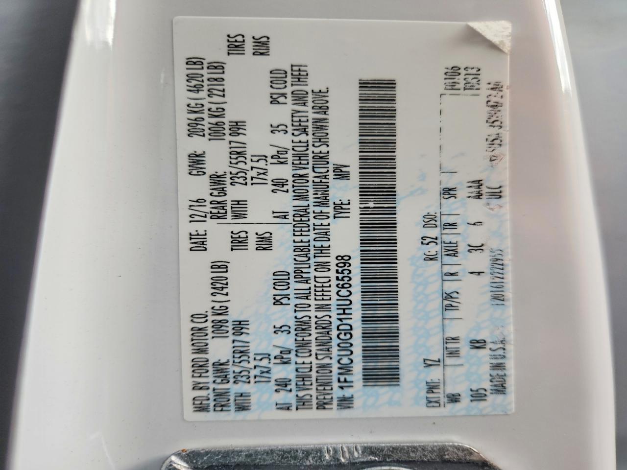 2017 Ford Escape Se - zdjęcie 14