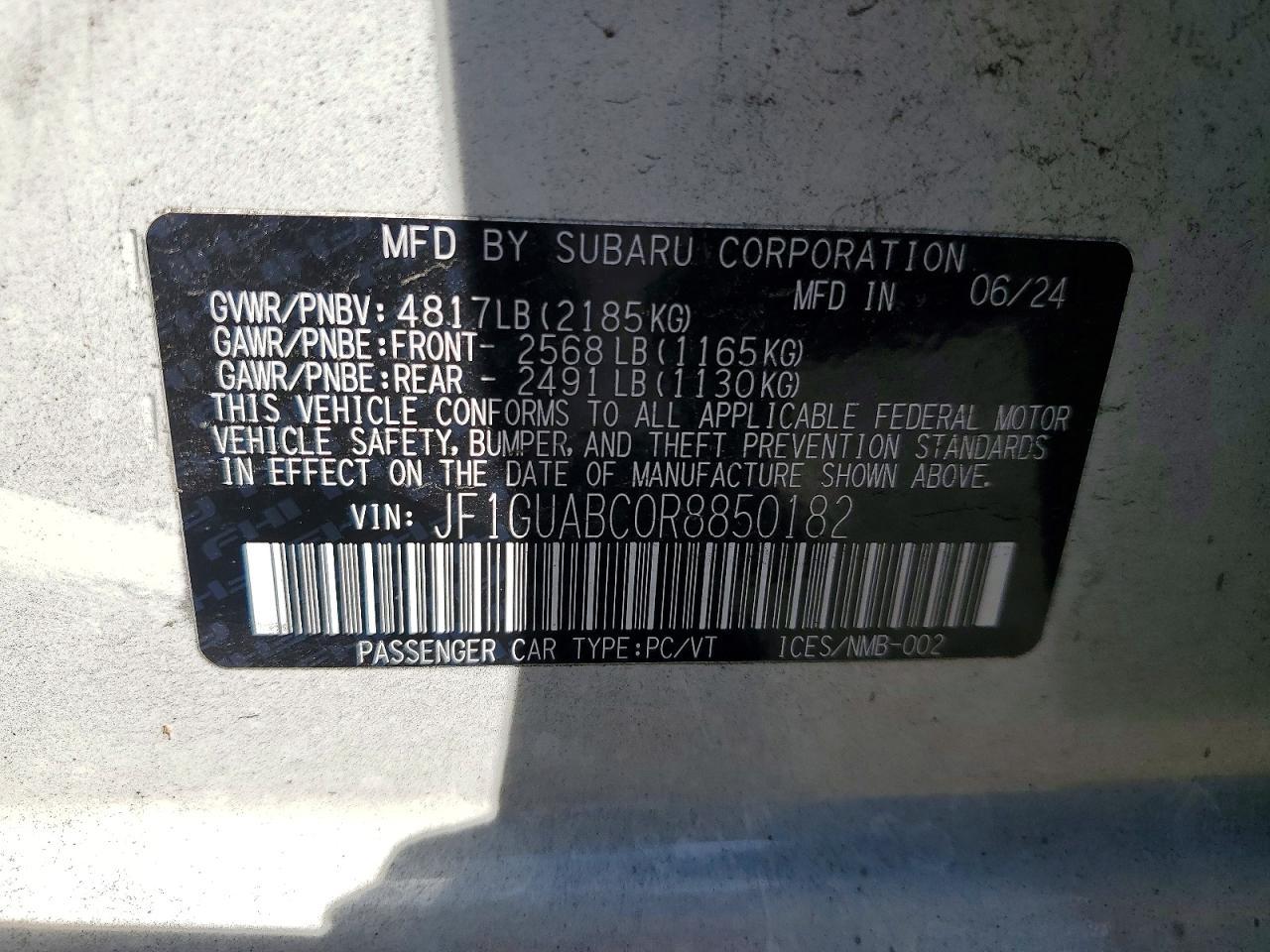 2024 Subaru Impreza - zdjęcie 12