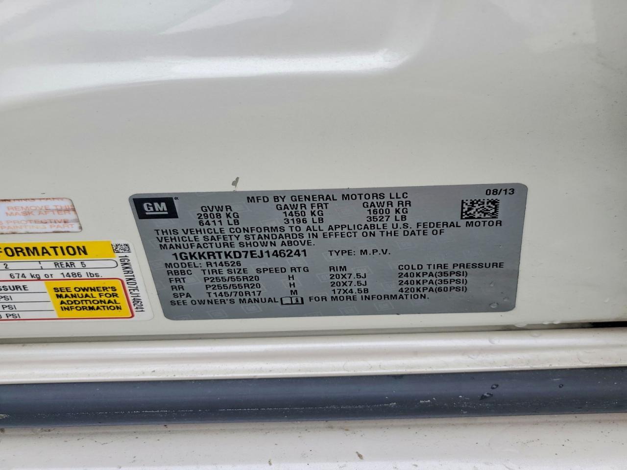 2014 GMC Acadia Denali - zdjęcie 13